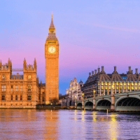 Big Ben and Westminster in London representing UK work visa opportunities